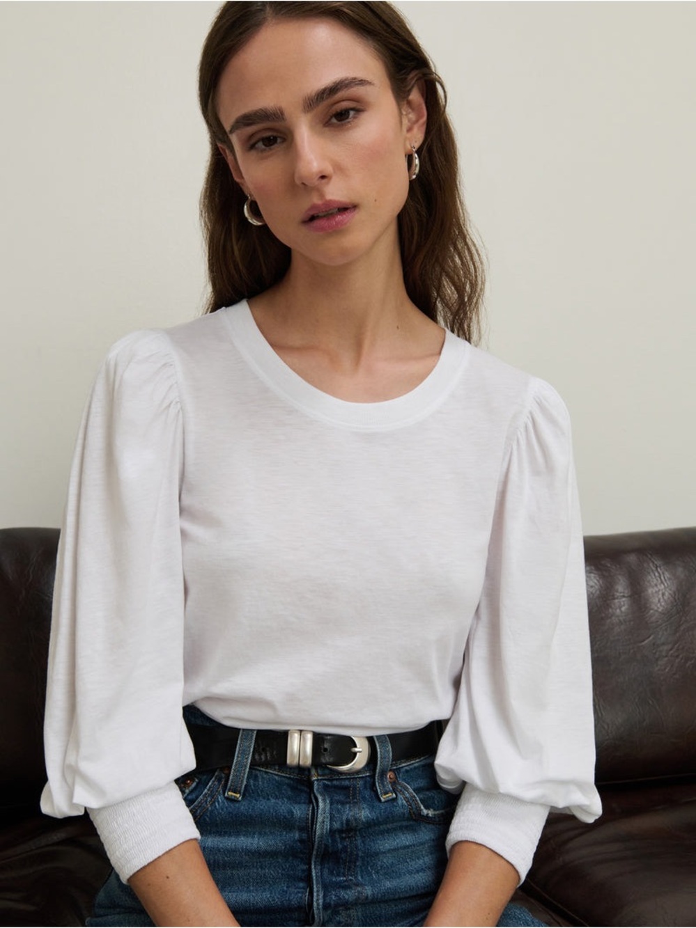 Nation Loren Tee White Size S
